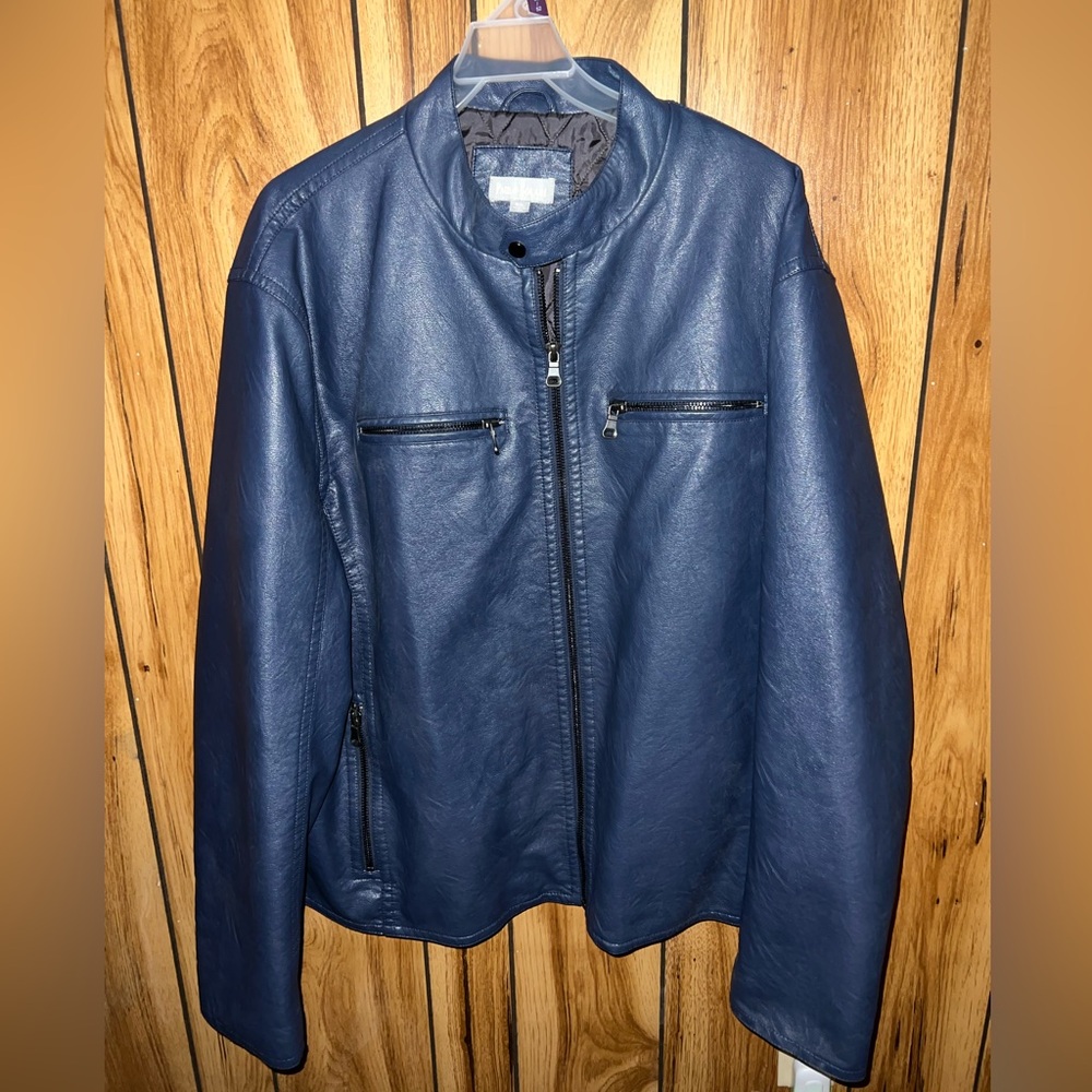 Navy Blue Moto jacket